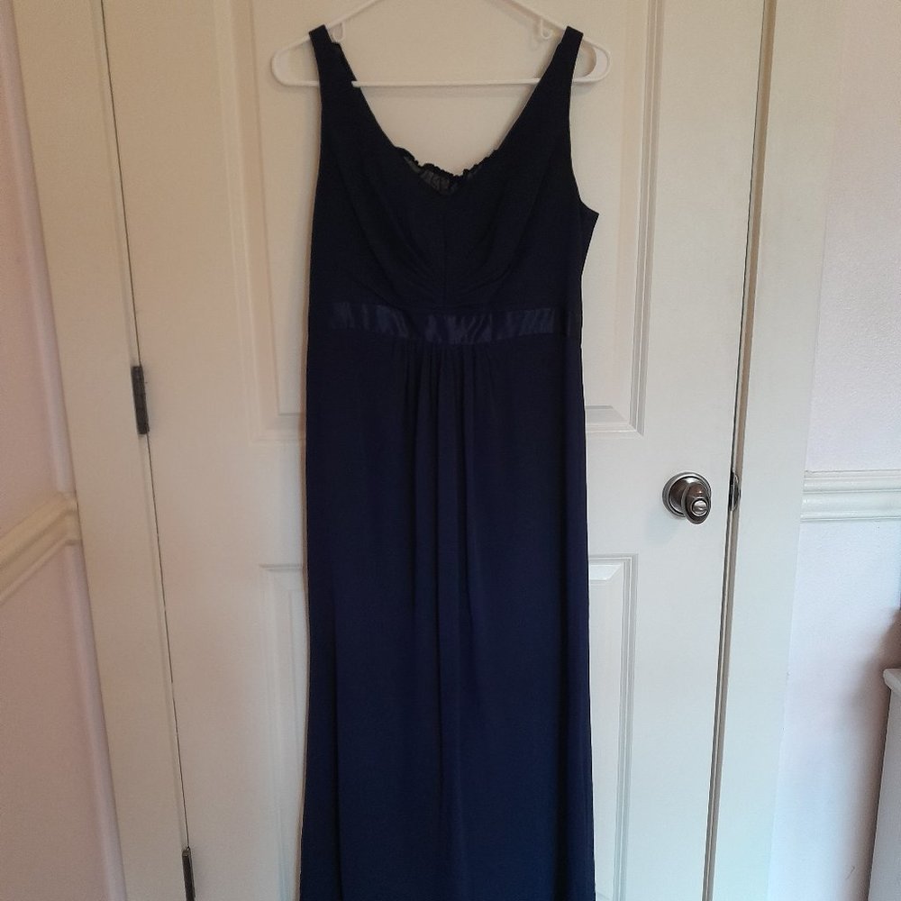 David's Bridal Navy Blue Dress, size 8